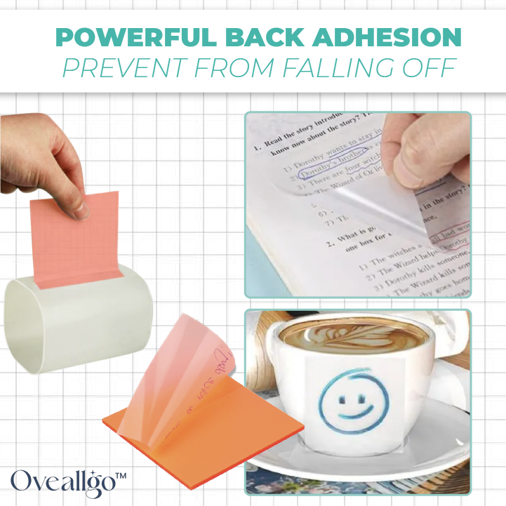 PRO Waterproof Translucent Sticky Notes