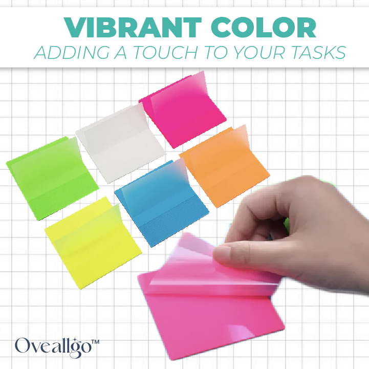 PRO Waterproof Translucent Sticky Notes