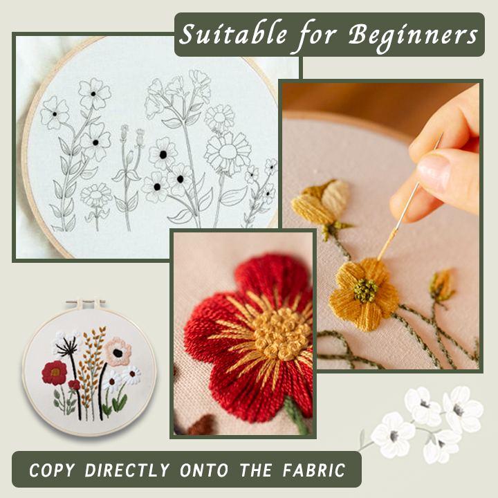 Floral Embroidery Expert Kit