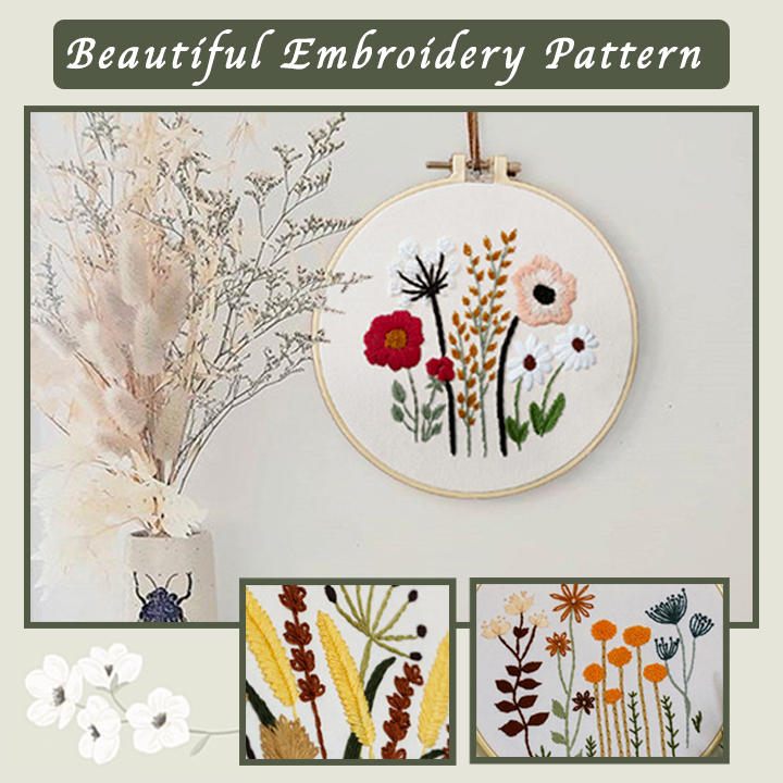 Floral Embroidery Expert Kit