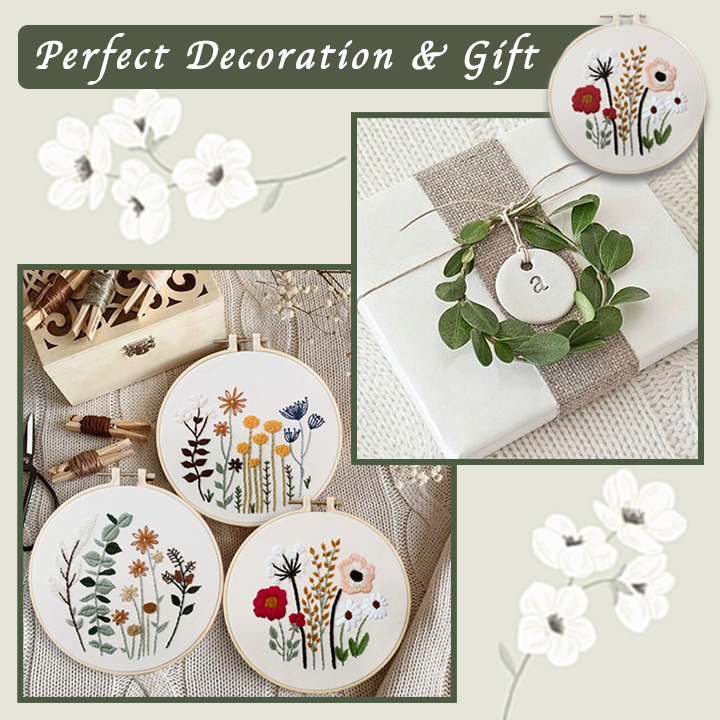 Floral Embroidery Expert Kit