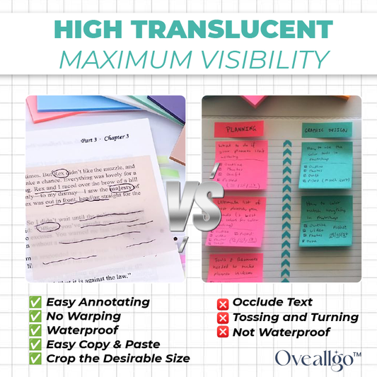 PRO Waterproof Translucent Sticky Notes